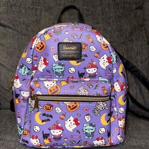 Loungefly Sanrio Halloween Purple Backpack
